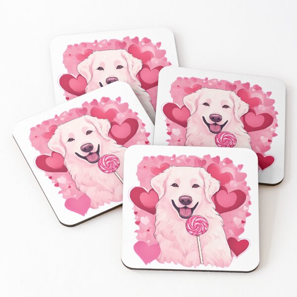 Item preview, Valentine's Day Kuvasz Love designed and sold by GoodyPaws.