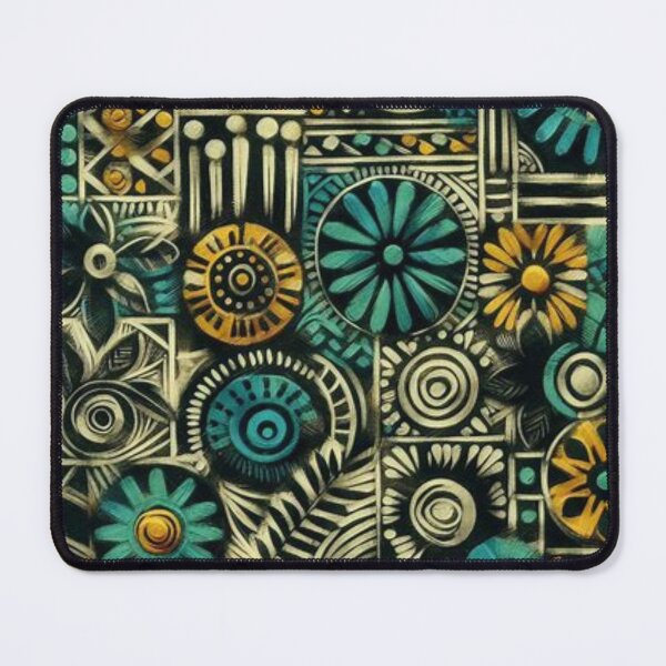 Item preview, Bogolan Mud Cloth Floral Pattern designed and sold by Shs-Kenya.