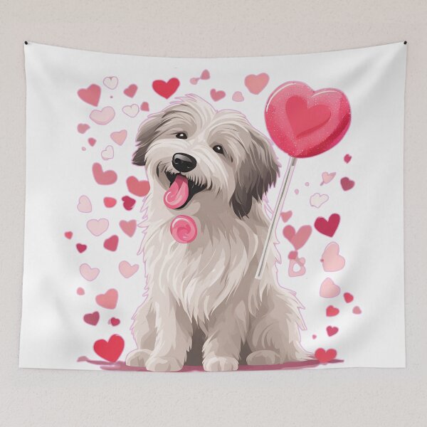 Item preview, Valentine's Day Pyrenean Sheepdog Love designed and sold by GoodyPaws.