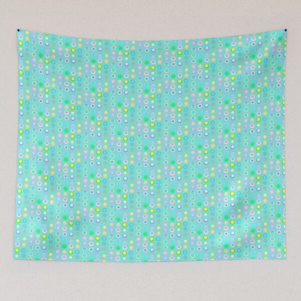 Item preview, Pastel blue refreshing abstract dots |  Artistic light mint bluish dot pattern designed and sold by lausn.