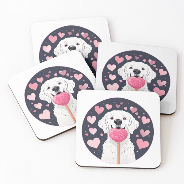 Item preview, \ Valentine's Day Kuvasz Love designed and sold by GoodyPaws.
