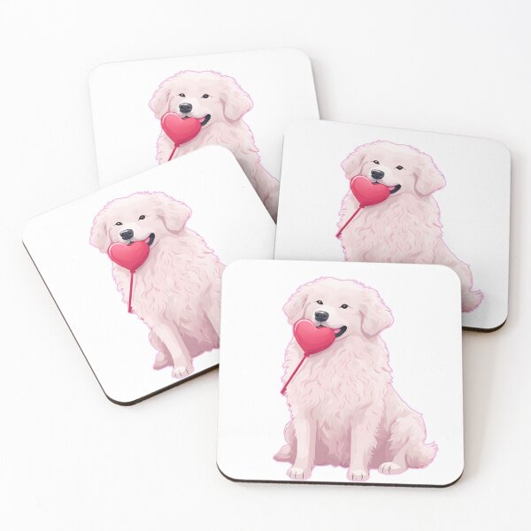 Item preview, Valentine's Day Kuvasz Love designed and sold by GoodyPaws.