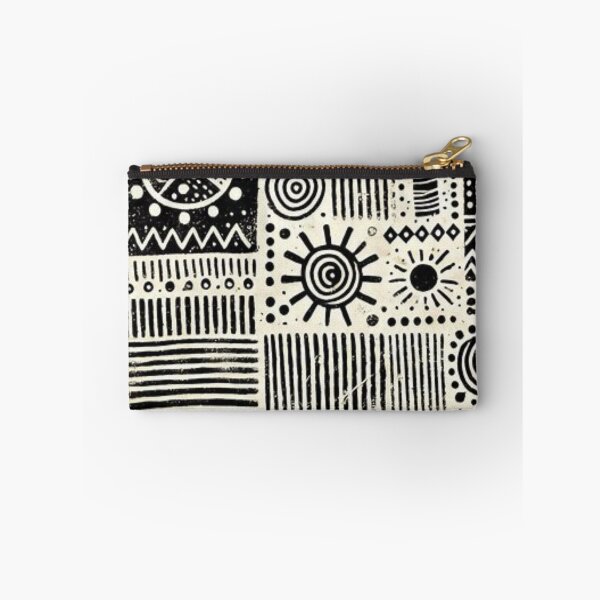 Item preview, Black and White Bogolan Mud Cloth Pattern  designed and sold by Shs-Kenya.