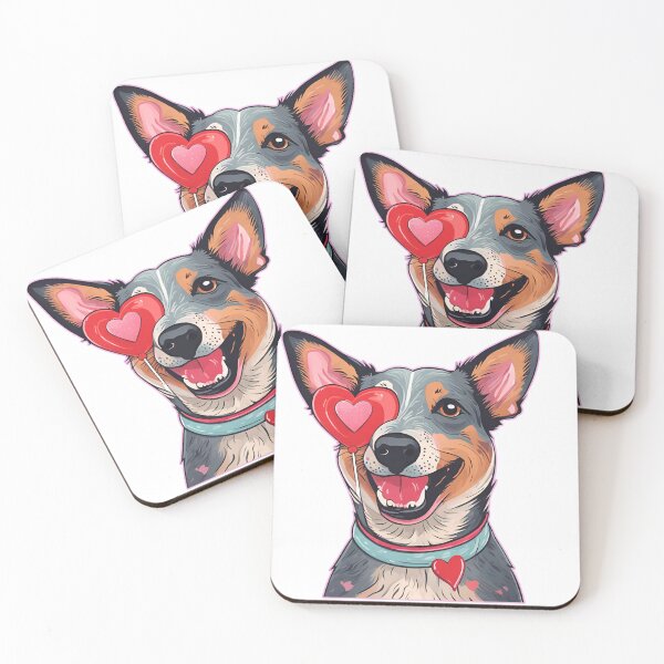 Item preview, Valentine's Day Australian Cattle Dog Love designed and sold by GoodyPaws.