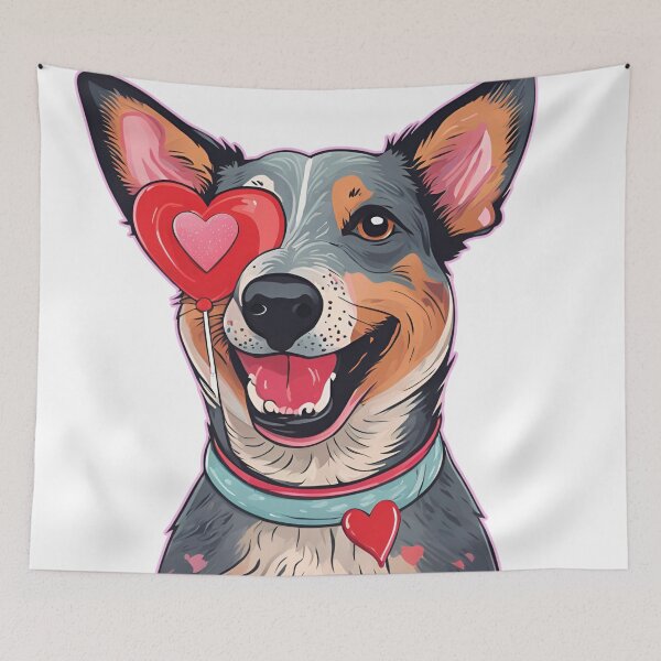 Item preview, Valentine's Day Australian Cattle Dog Love designed and sold by GoodyPaws.