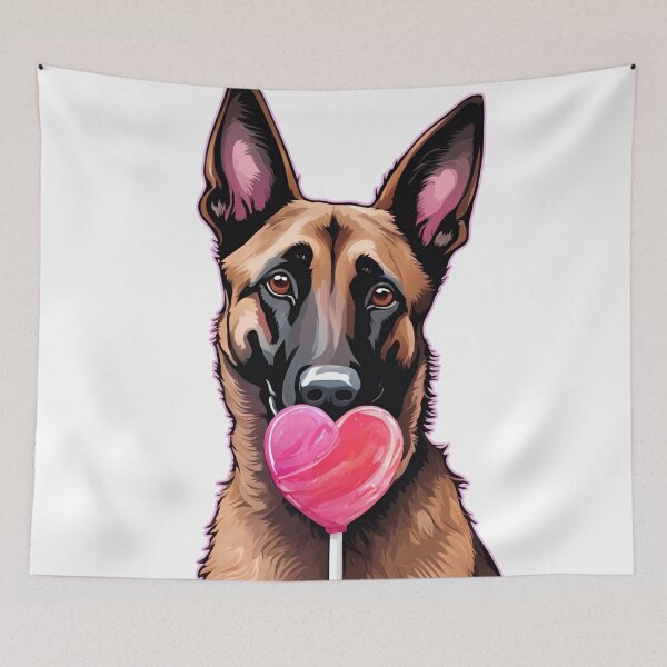 Item preview, Valentine's Day Belgian Malinois Love designed and sold by GoodyPaws.