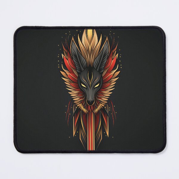 Item preview, Fantasy Wolf Head with Sword Logo designed and sold by GoldenTealArts.