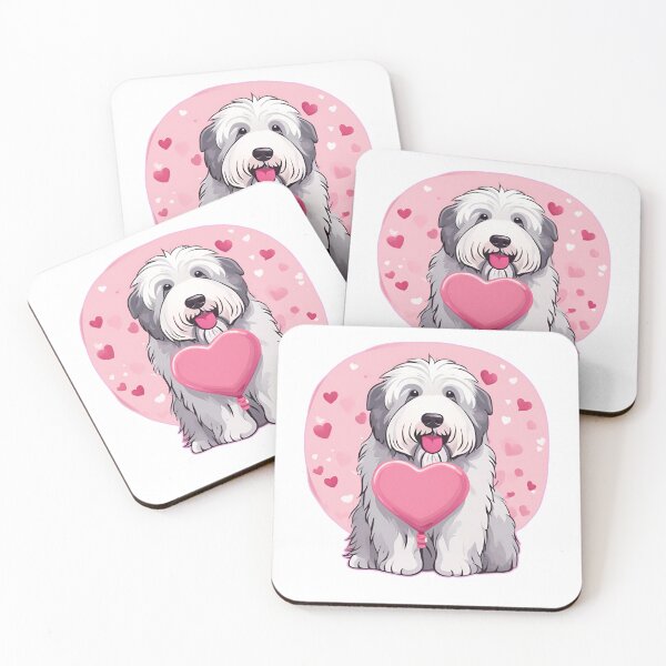 Item preview, Valentine's Day Old English Sheepdog Love designed and sold by GoodyPaws.