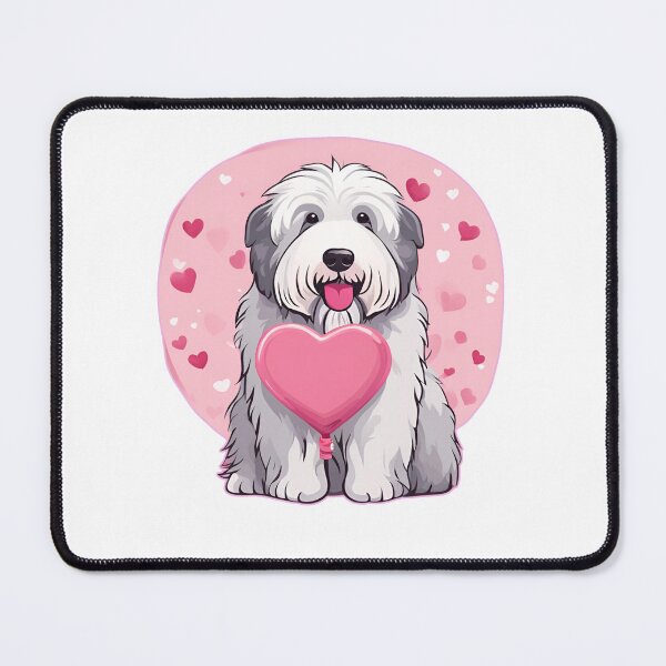 Item preview, Valentine's Day Old English Sheepdog Love designed and sold by GoodyPaws.