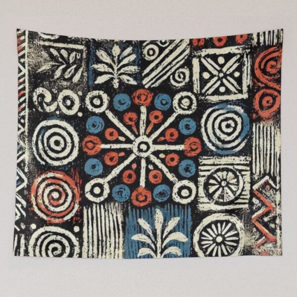Item preview, Bogolan Mud Cloth Print  designed and sold by Shs-Kenya.