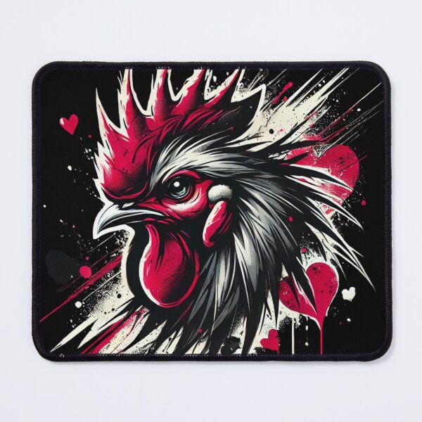 Item preview, Cute rooster celebrates Valentine's Day in style designed and sold by ATOTI.