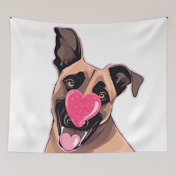 Item preview, Valentine's Day Belgian Malinois Love designed and sold by GoodyPaws.
