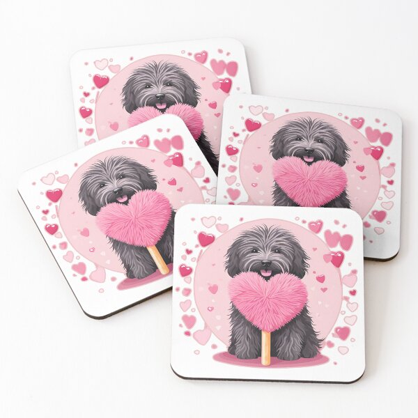 Item preview, Valentine's Day Puli Love designed and sold by GoodyPaws.