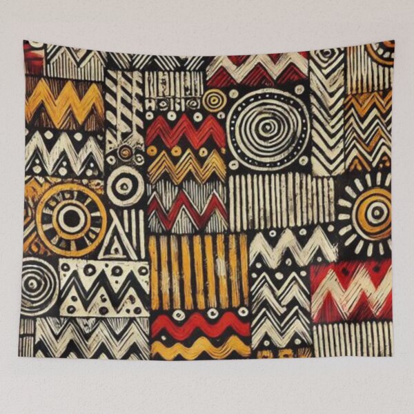 Item preview, Afrohemian Mud Cloth Prints designed and sold by Shs-Kenya.