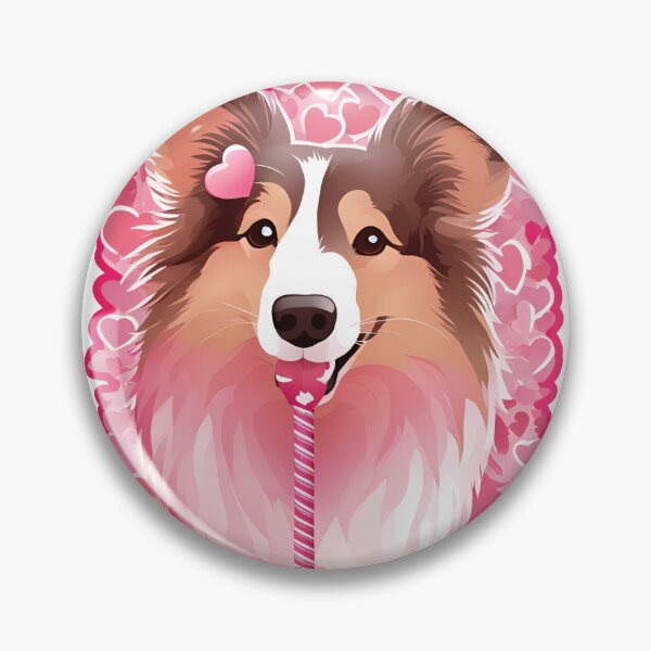 Item preview, Valentine's Day Rough Collie Love designed and sold by GoodyPaws.