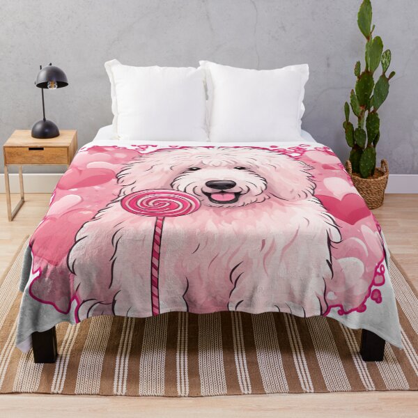 Item preview, Valentine's Day Komondor Love designed and sold by GoodyPaws.