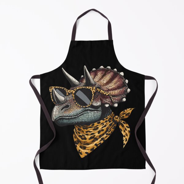 Item preview, Triceratops Wearing Leopard Scarf Animal Wearing Sunglasses designed and sold by Artistoos.