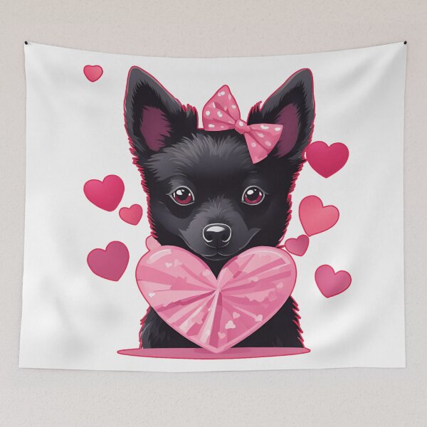 Item preview, Valentine's Day Schipperke Love designed and sold by GoodyPaws.