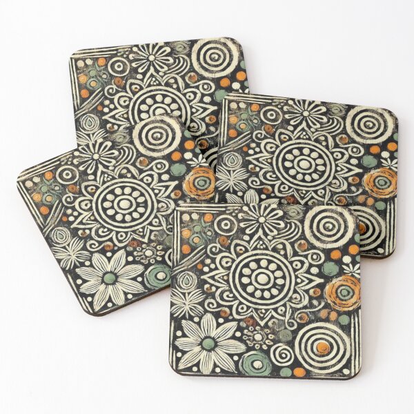 Item preview, Afro-Bohemian Mud Cloth Pattern  designed and sold by Shs-Kenya.