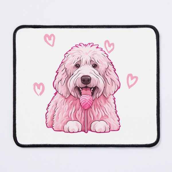 Item preview, Valentine's Day Komondor Love designed and sold by GoodyPaws.