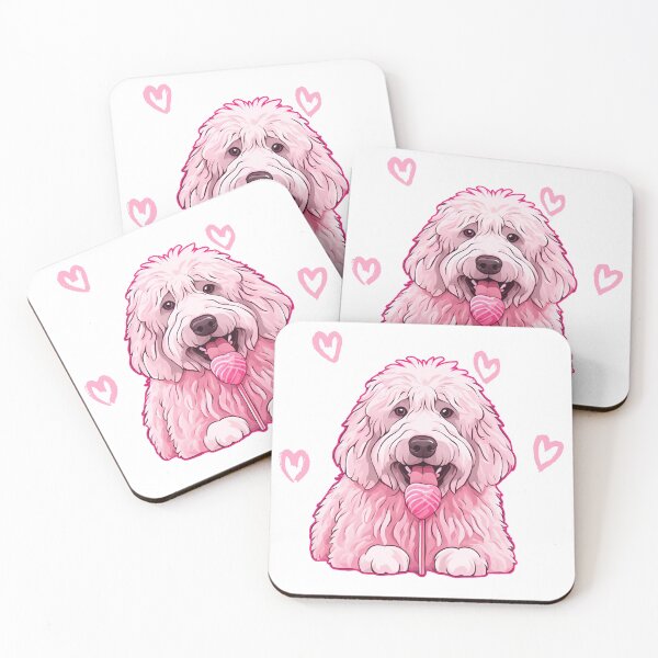 Item preview, Valentine's Day Komondor Love designed and sold by GoodyPaws.