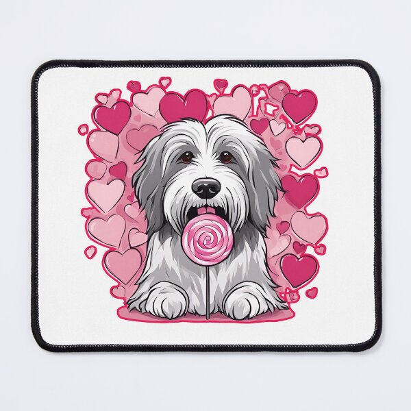 Item preview, Valentine's Day Bearded Collie Love designed and sold by GoodyPaws.