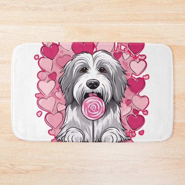 Item preview, Valentine's Day Bearded Collie Love designed and sold by GoodyPaws.