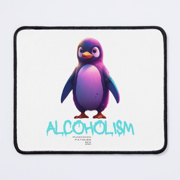 Item preview, Penguin Alcoholism designed and sold by pUNKnown.