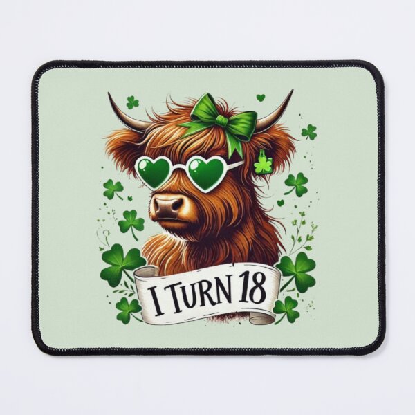 Item preview, I Turn 18th On St Patrick's Day, Birthday 18 Years Old designed and sold by DeeCeeFashion.