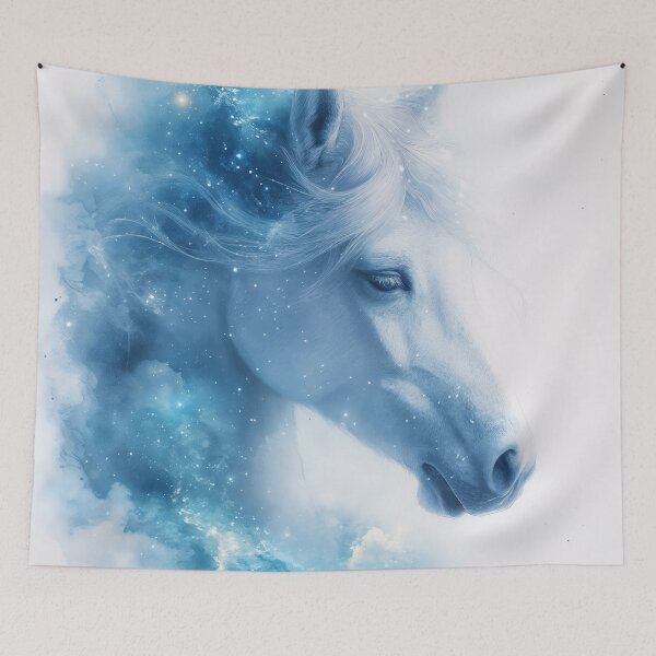 Item preview, Starlit Elegance of a White Horse designed and sold by AshiraCreations.