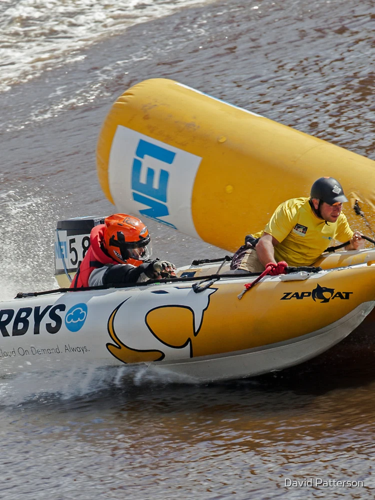 Thumbnail 4 of 4, iPhone Case, High-Speed Inflatable Boat Racing designed and sold by David Patterson.