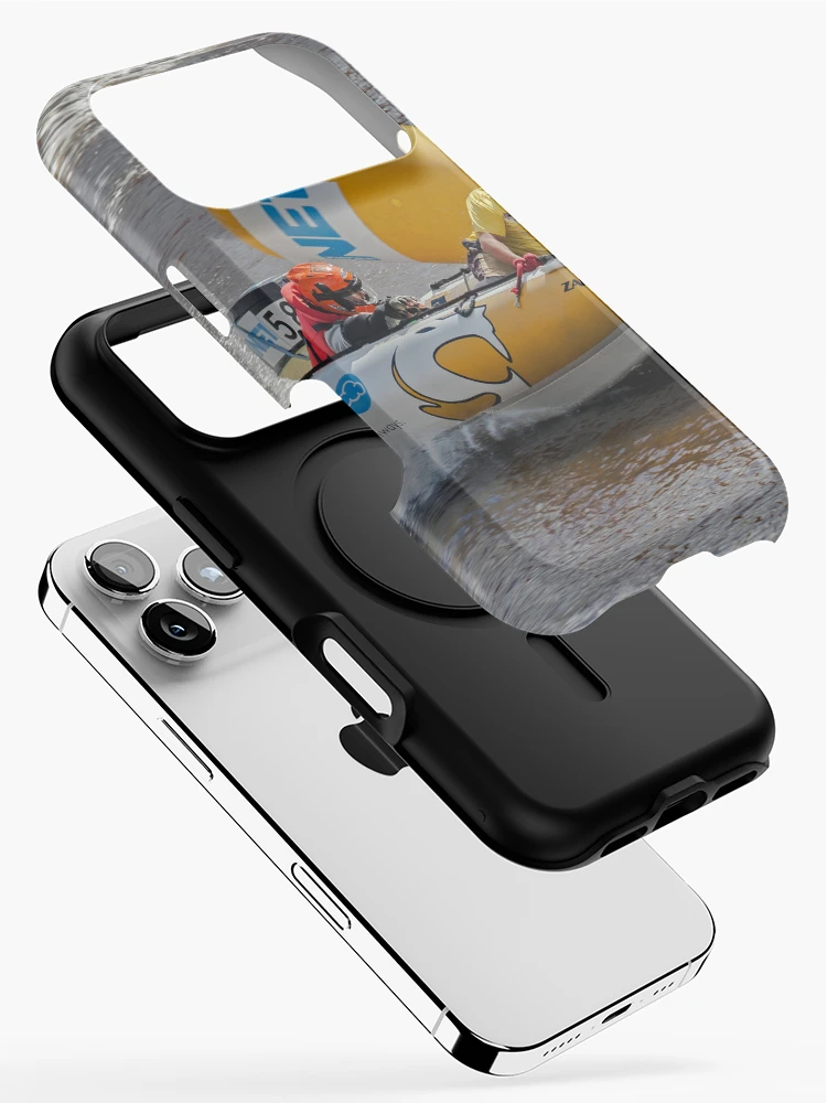 Thumbnail 2 of 4, iPhone Case, High-Speed Inflatable Boat Racing designed and sold by David Patterson.