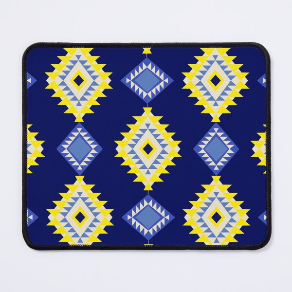 Item preview, Blue and yellow simple native American design. designed and sold by RIYA SIRI.