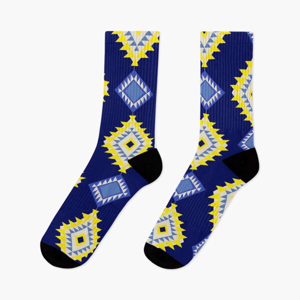 Item preview, Blue and yellow simple native American design. designed and sold by RIYA SIRI.