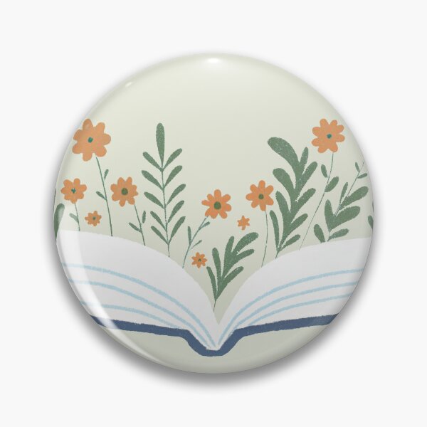 Item preview, Open Book with Blooming Flowers designed and sold by DreamyMile.