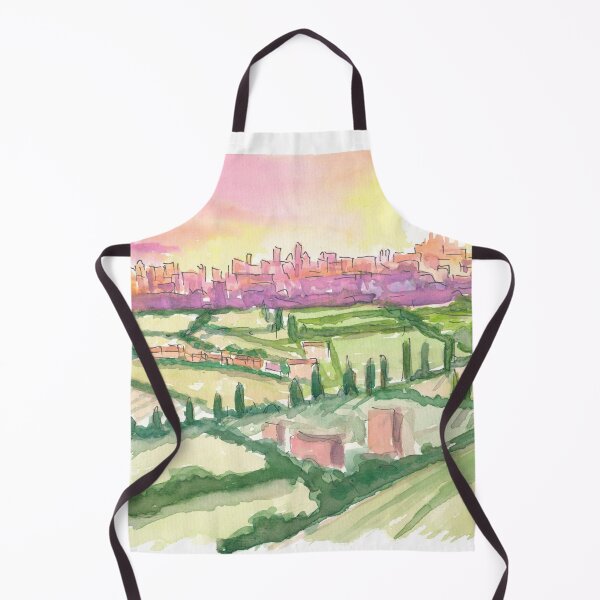 Aperçu de l'œuvre Lumière du soir à Orvieto, au cœur de l'Ombrie créée et vendue par artshop77.