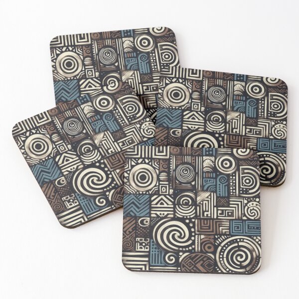 Item preview, Afrohemian Mud Cloth inspired Patterns  designed and sold by Shs-Kenya.