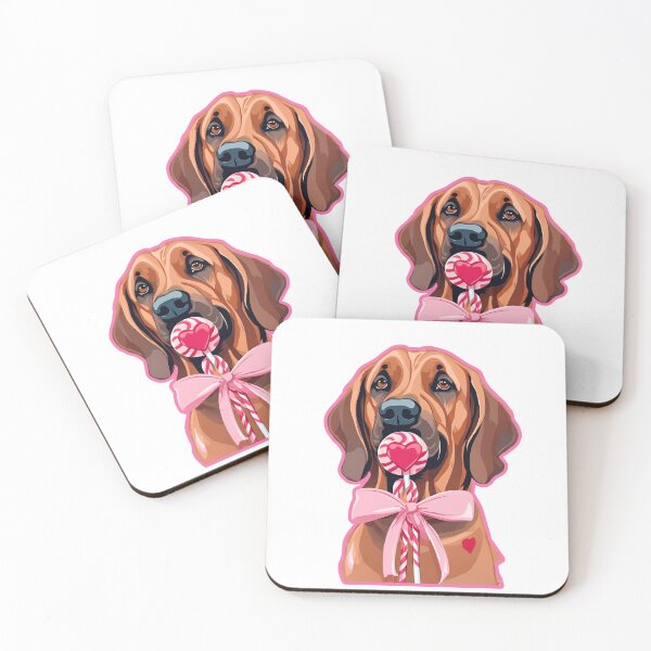 Aperçu de l'œuvre Saint Valentin Bloodhound Love créée et vendue par GoodyPaws.