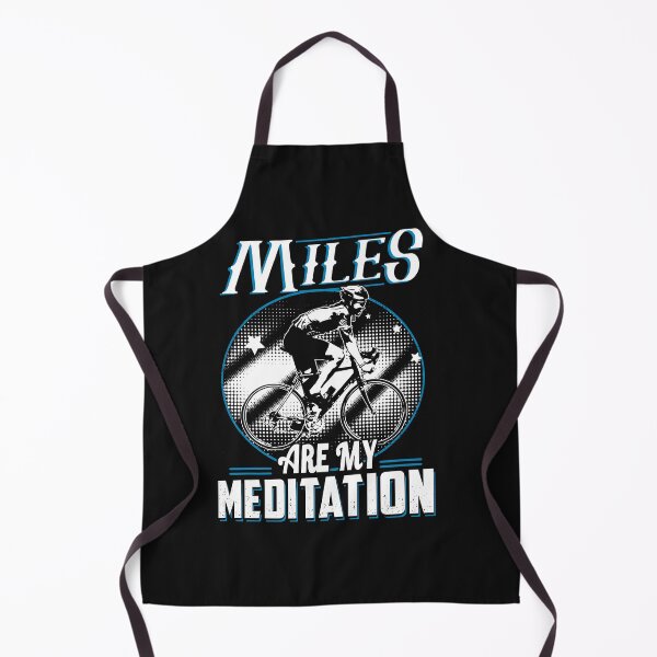 Item preview, Cycling t shirt Miles are my Meditation designed and sold by StreetArtPro.