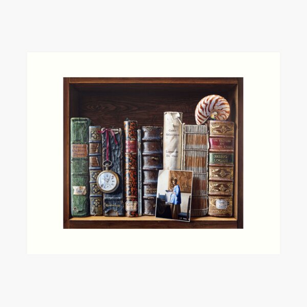 Item preview, Library of the woman in blue designed and sold by brunologan.