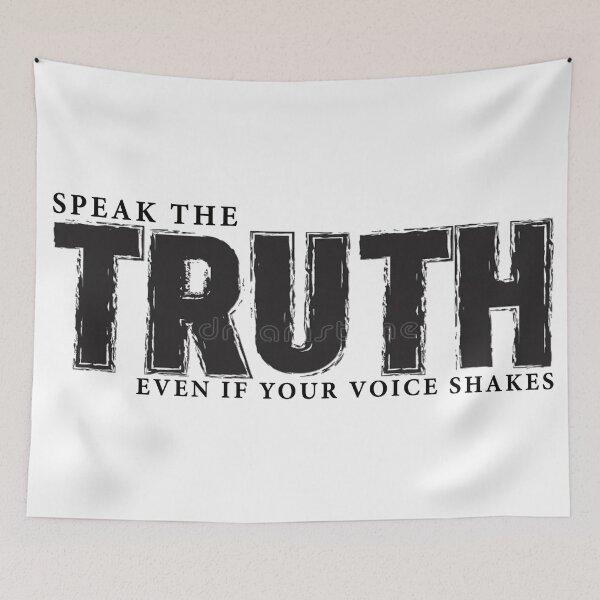 Item preview, Speak the Truth even if your voice shakes designed and sold by Creative-mind16.