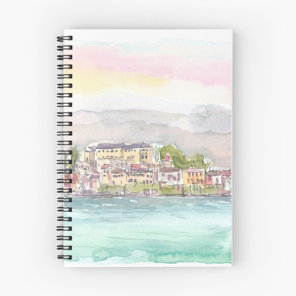 Item preview, Scenic Lake Orta with Isola San Giulio View  designed and sold by artshop77.