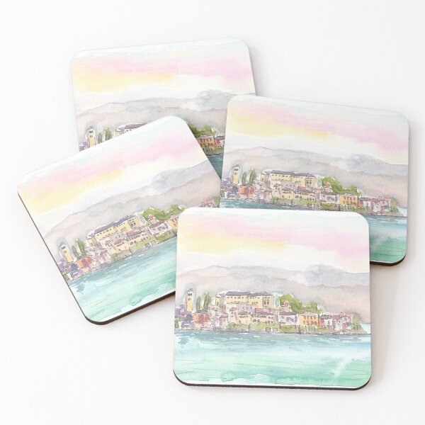 Item preview, Scenic Lake Orta with Isola San Giulio View  designed and sold by artshop77.