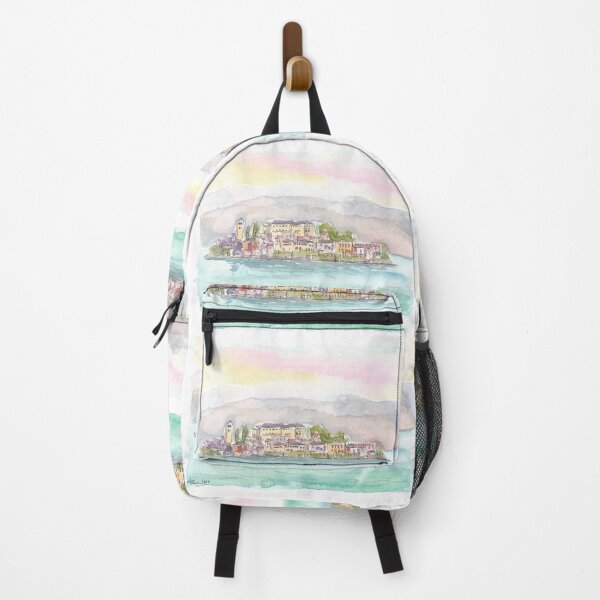 Item preview, Scenic Lake Orta with Isola San Giulio View  designed and sold by artshop77.
