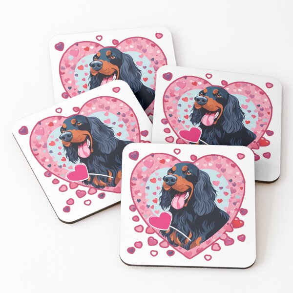 Artikelvorschau, Valentinstag Gordon Setter Liebe entworfen und verkauft von GoodyPaws.