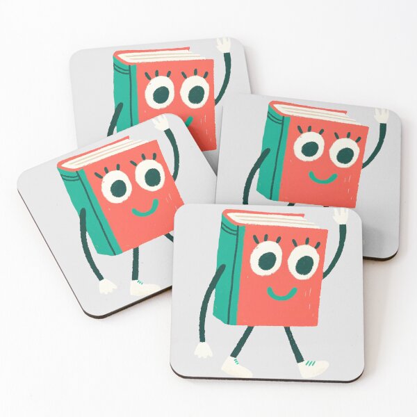 Item preview, Cheerful Book Character Waving designed and sold by DreamyMile.