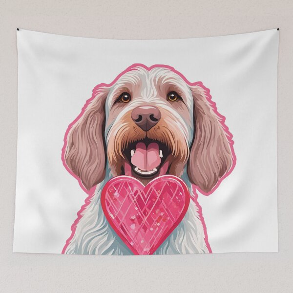Item preview, Valentine's Day Spinone Italiano Love designed and sold by GoodyPaws.