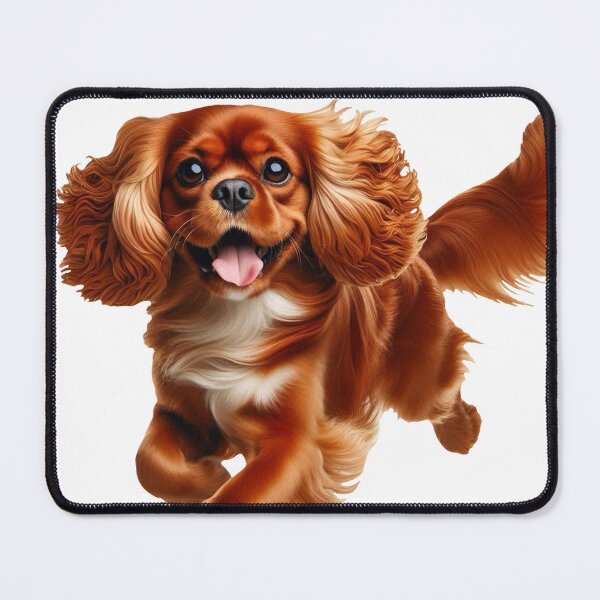 Item preview, Red Cavalier King Charles Spaniel designed and sold by HappyDogPark.