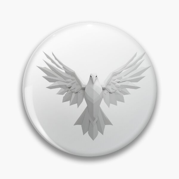Item preview, Origami Dove Flying Vector Illustration designed and sold by GoldenTealArts.