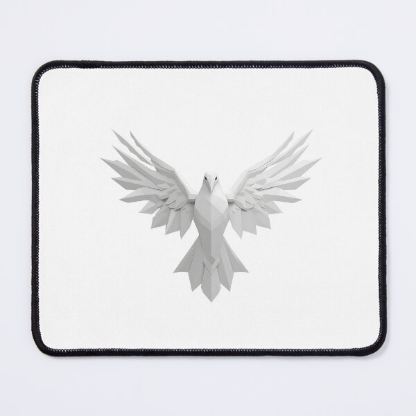 Item preview, Origami Dove Flying Vector Illustration designed and sold by GoldenTealArts.